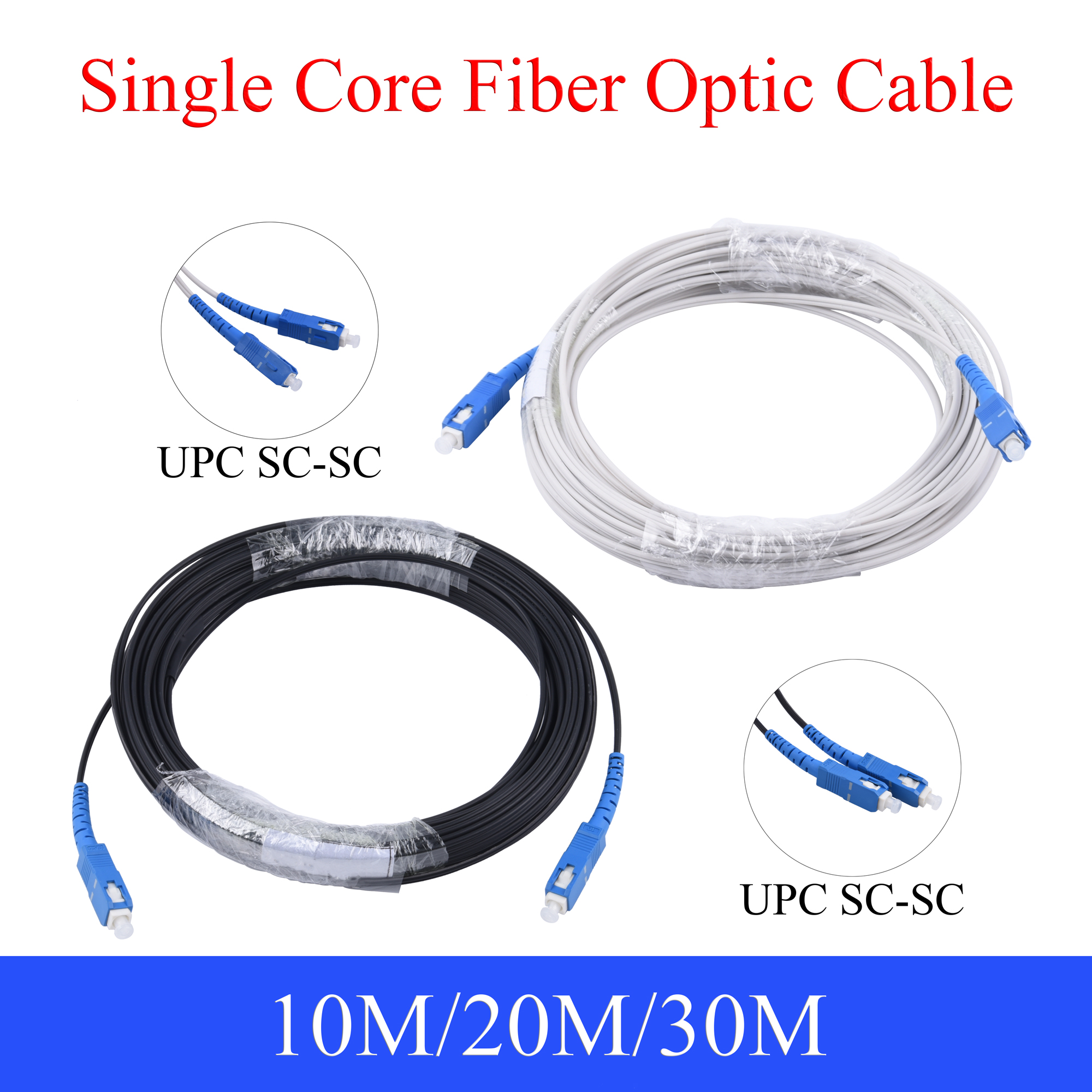 Extension Cord Outdoor - 1PCS 10M UPC SC-SC Fiber Optic