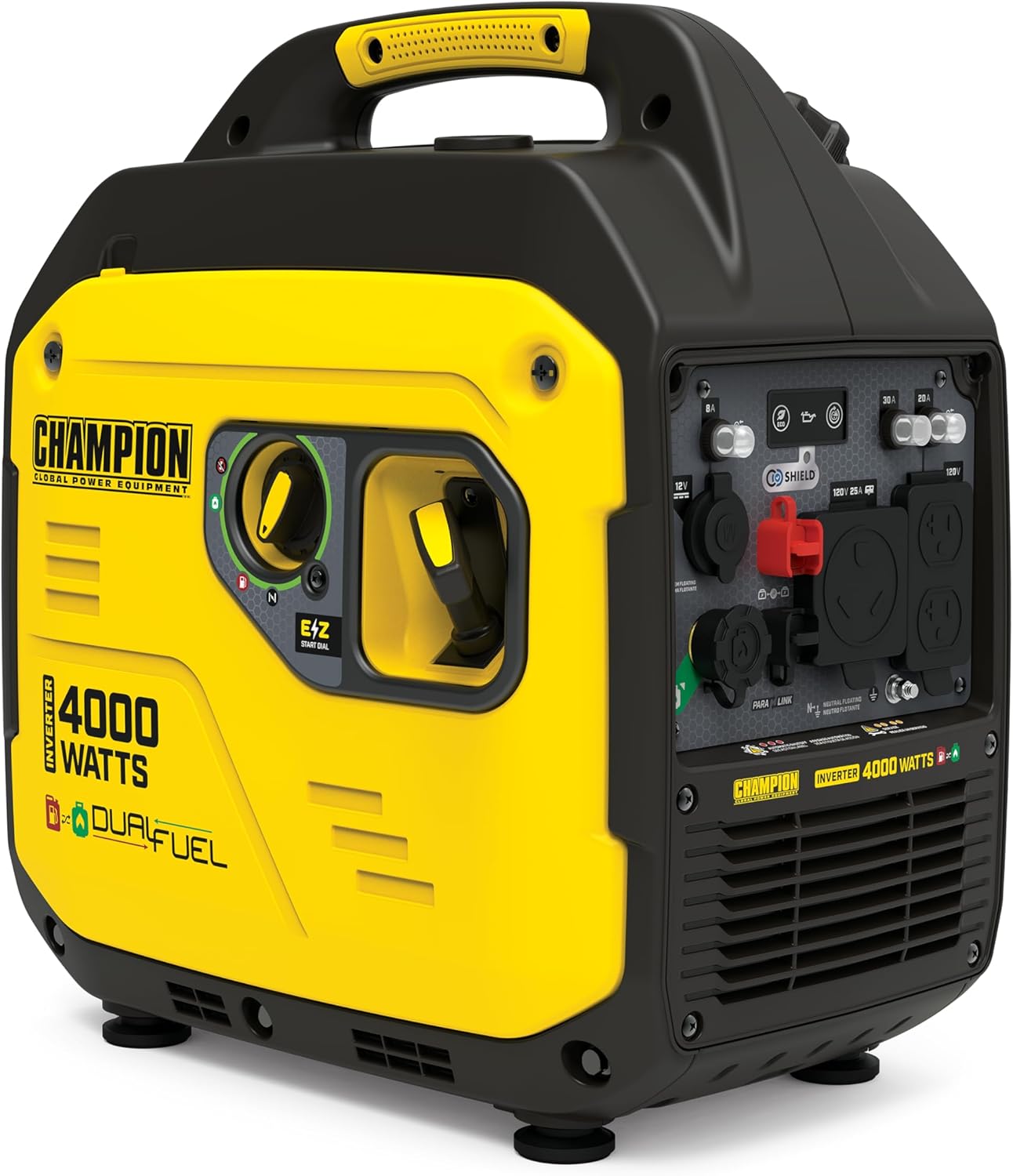 Portable Generator Inverter - 4000-Watt Dual Fuel RV Ready Portable