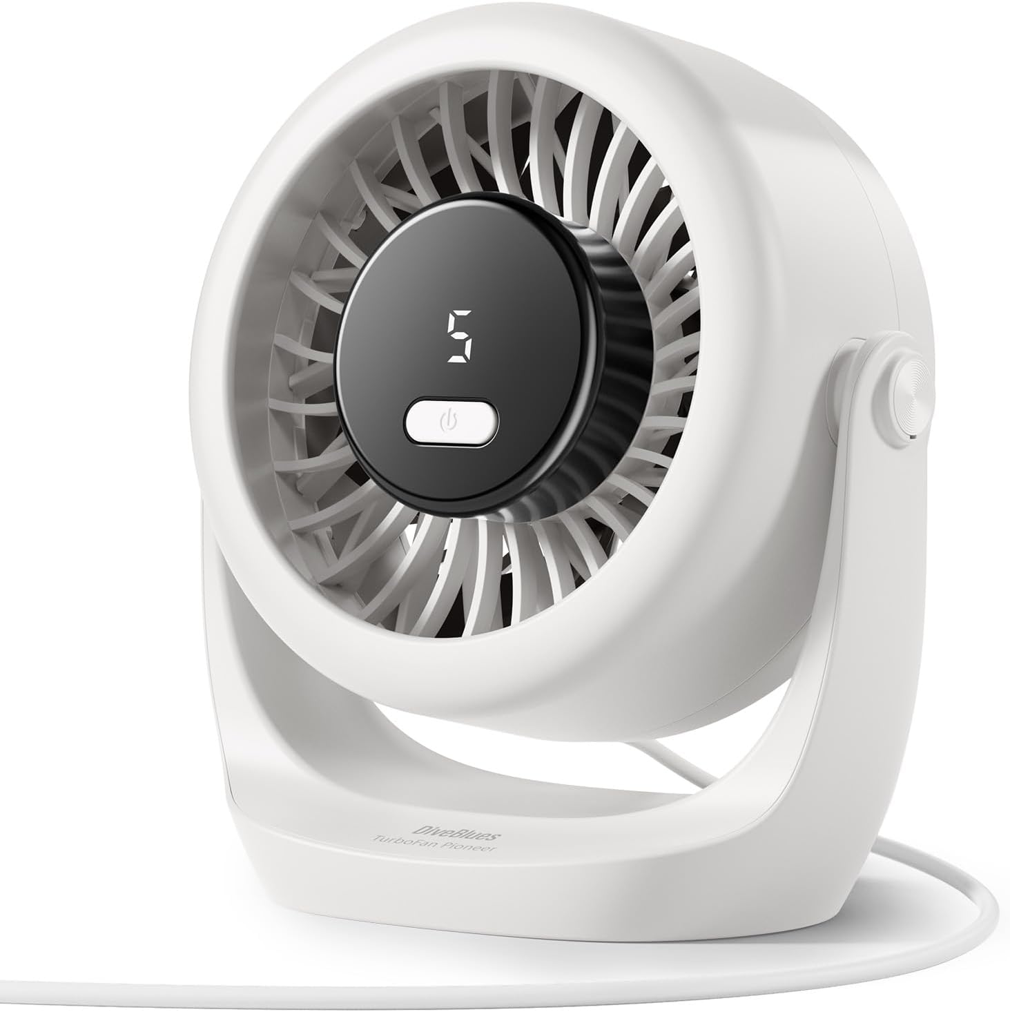 Outdoor Power Fan - USB Desk Turbo Fan, Ultra-Quiet Mini