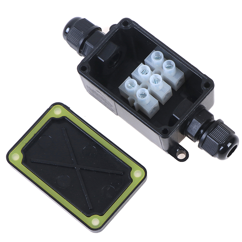 Outdoor Power Junction - 2Way IP66 Outdoor Waterproof Cable Connector