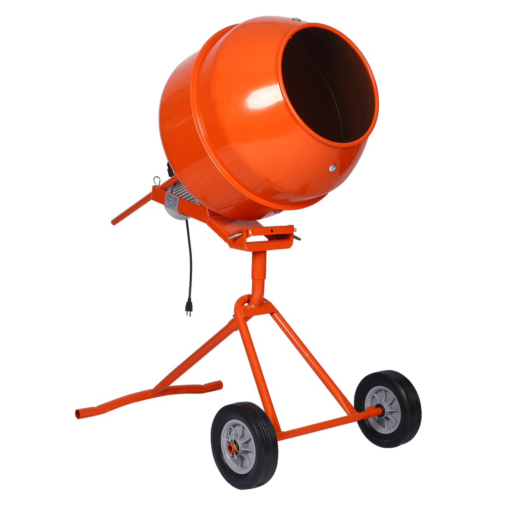 Concrete Mixer Small - 5.0 cu. ft. Portable Concrete Mixer,electric