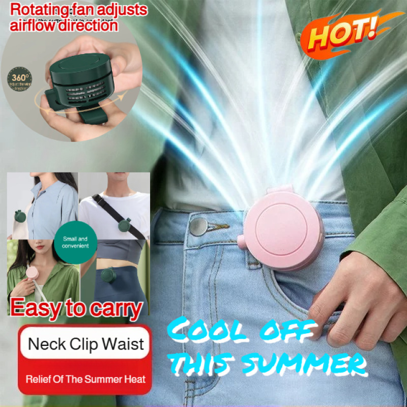 Outdoor Power Fan - 2-in-1 USB Clip Fan Mini Portable