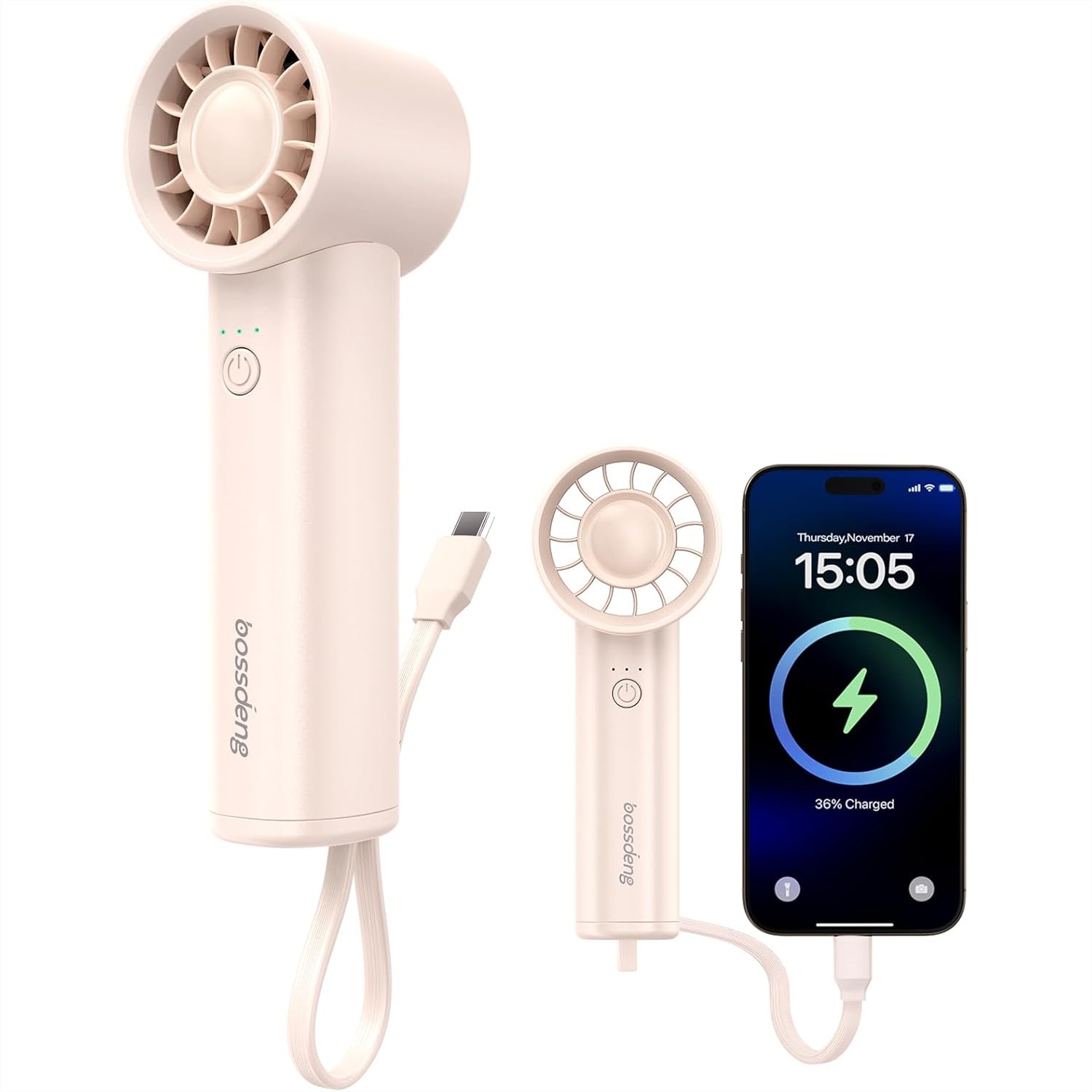 Outdoor Power Fan - Portable Handheld Fan with Power Bank,