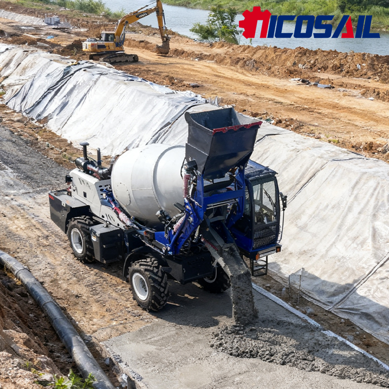 Concrete Mixer Small - Small concrete mixer dump truck mixer