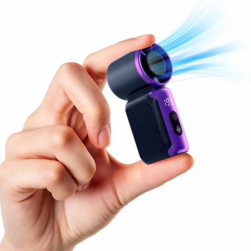 Outdoor Power Fan - Mini Handheld Fan Portable Silent Bladeless