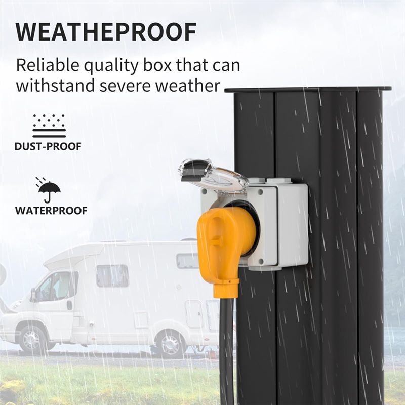 A05E-30Amp Power Outlet Box,12 - Outdoor Power Receptacle Box review and price