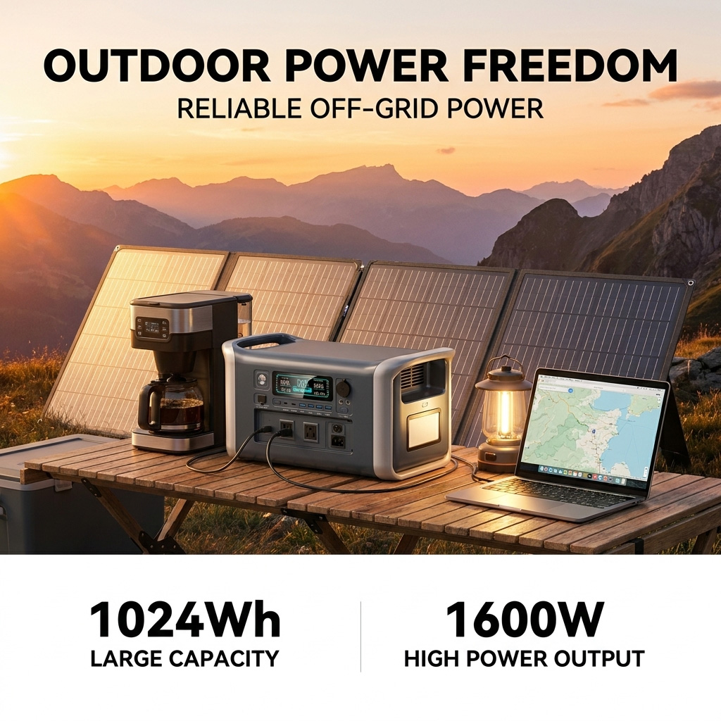 1024Wh Power Bank, LiFePO4 Sol - Outdoor Power Bank With Ac Outlet review and price