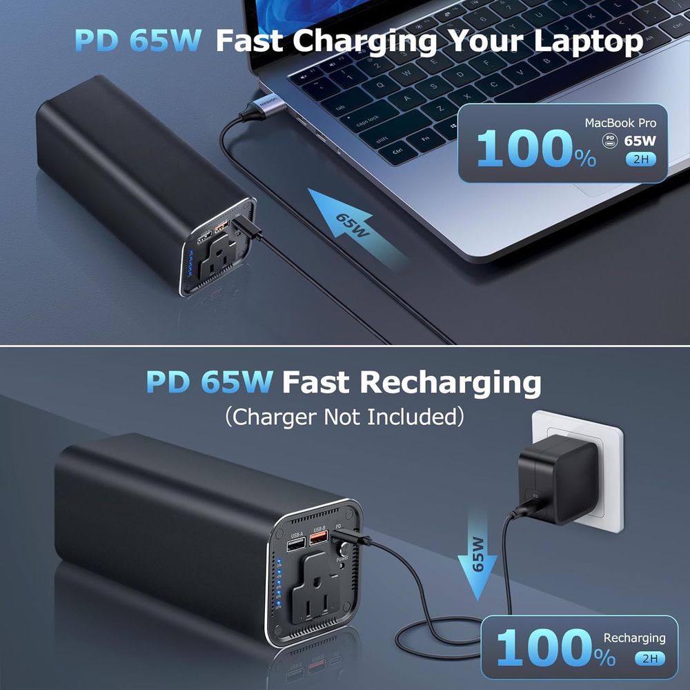 100W AC Outlet 98Wh Power Bank - Outdoor Power Bank With Ac Outlet review and price