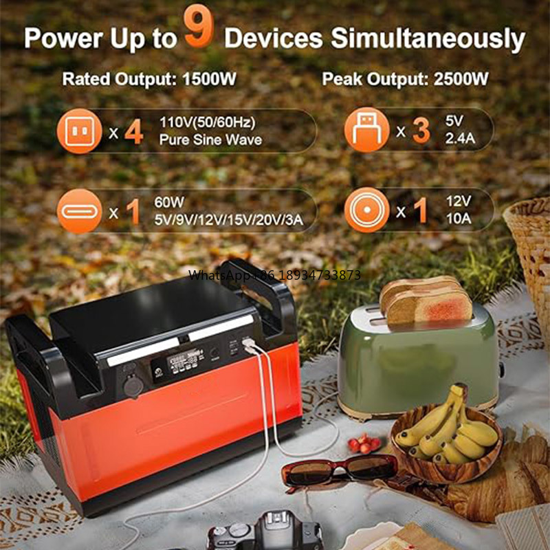 1500watt Portable Power Bank P - Outdoor Power Bank With Ac Outlet review and price