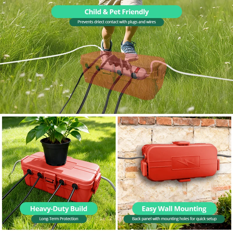 Waterproof Cable Boxes for Out - Outdoor Use Power Strip review and price