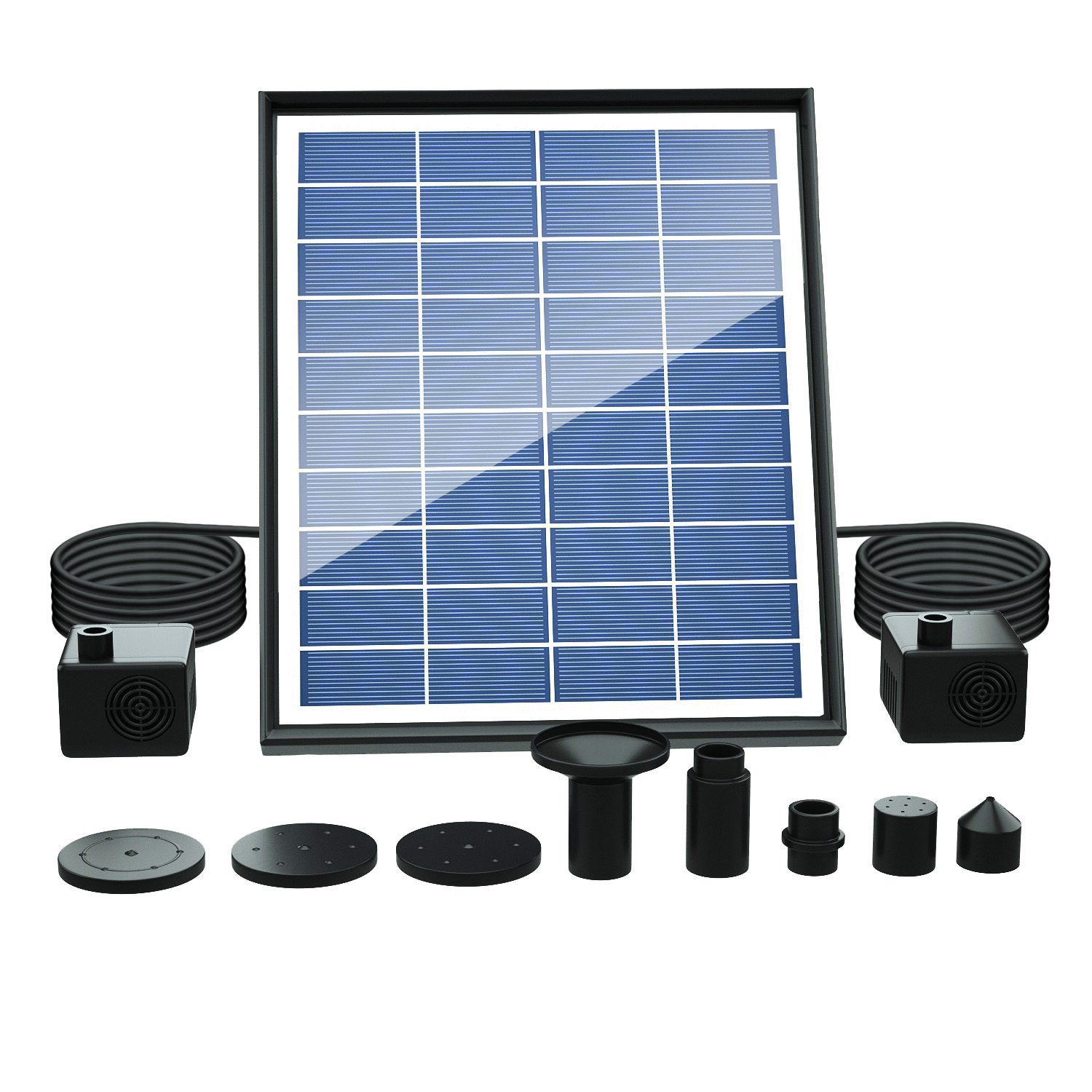 Solar Fountain, Solar Powered  - Water Pump Submersible review and price