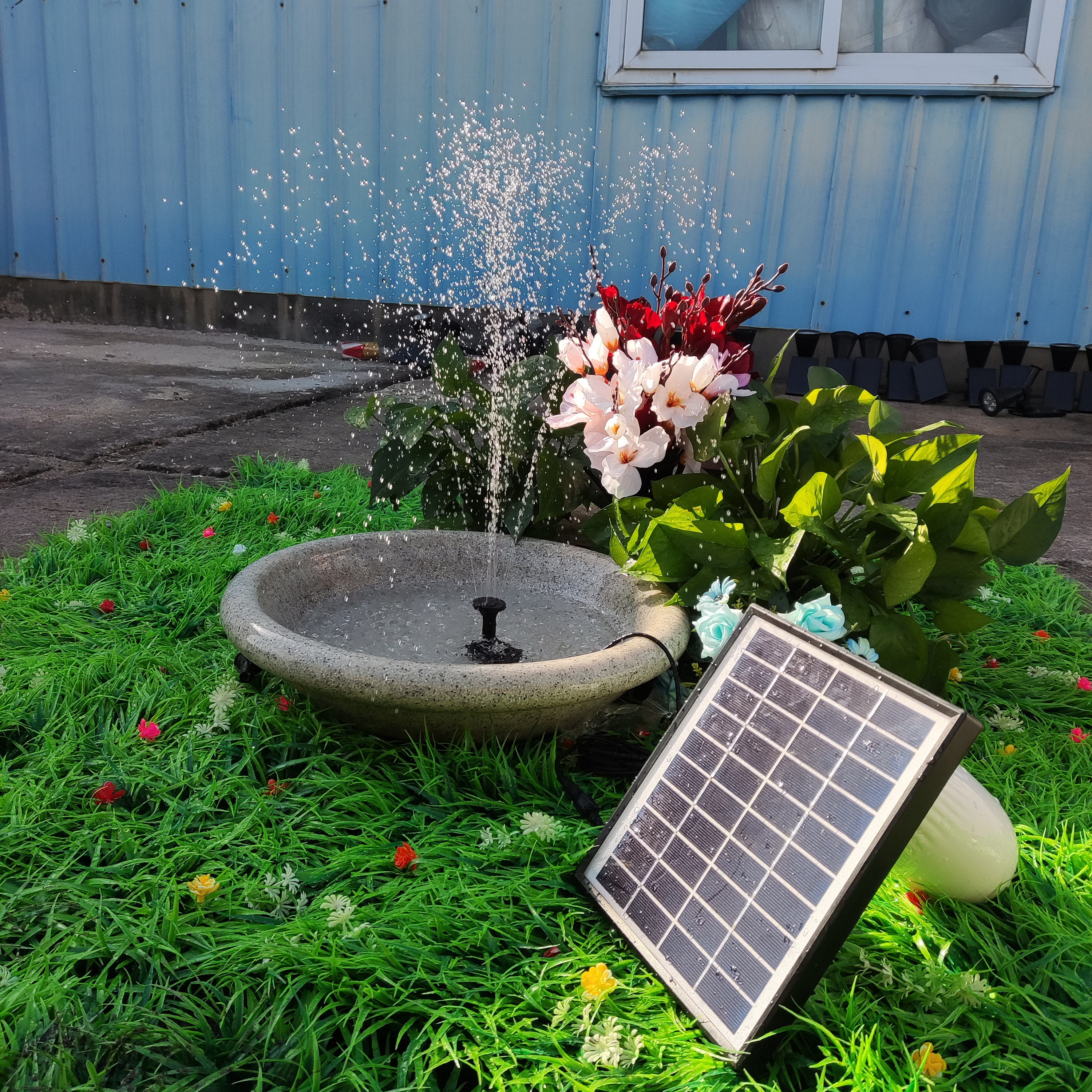 Solar Fountain, Solar Powered  - Water Pump Submersible review and price