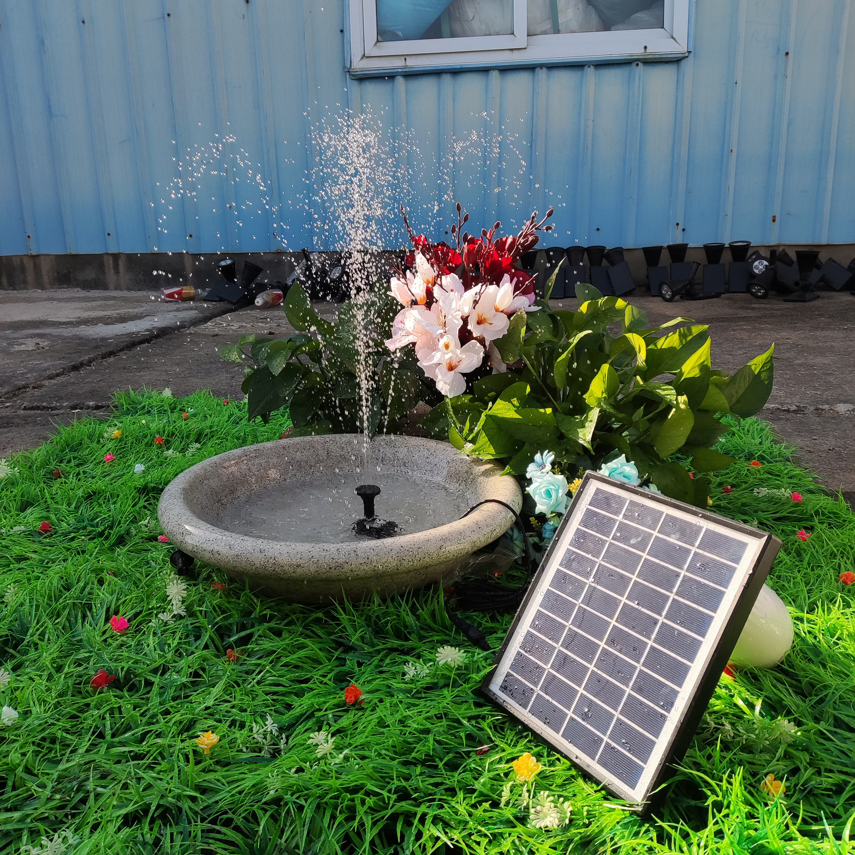 Solar Fountain, Solar Powered  - Water Pump Submersible review and price