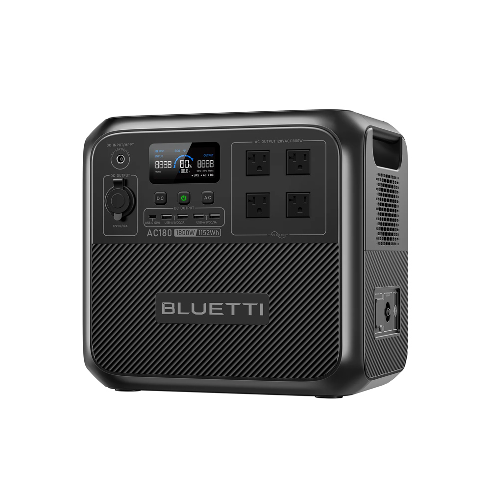 【RENEW】BLUETTI AC180 Solar Por - Portable Generator Inverter review and price