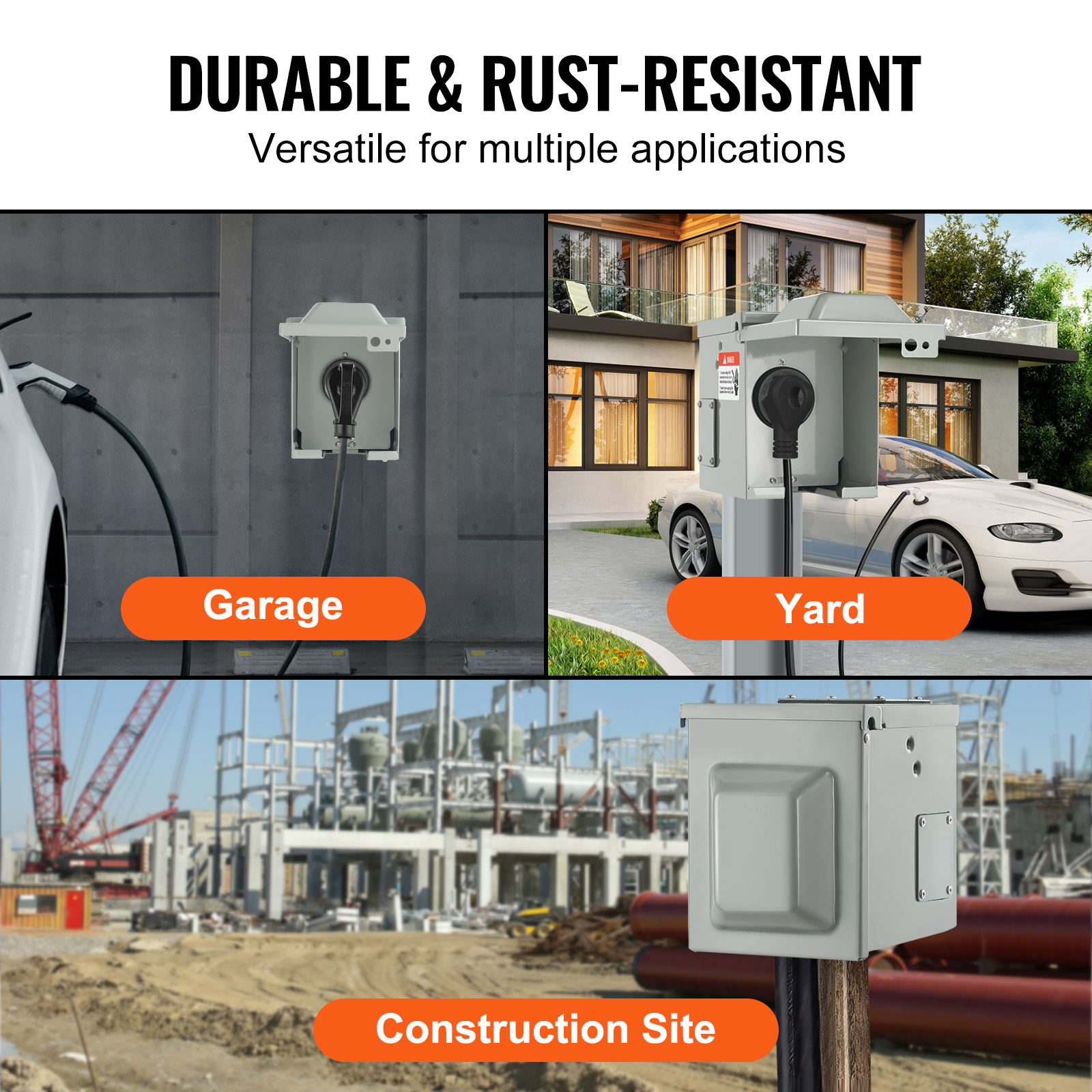 30 Amp RV Power Outlet Box, 12 - Outdoor Power Receptacle Box review and price