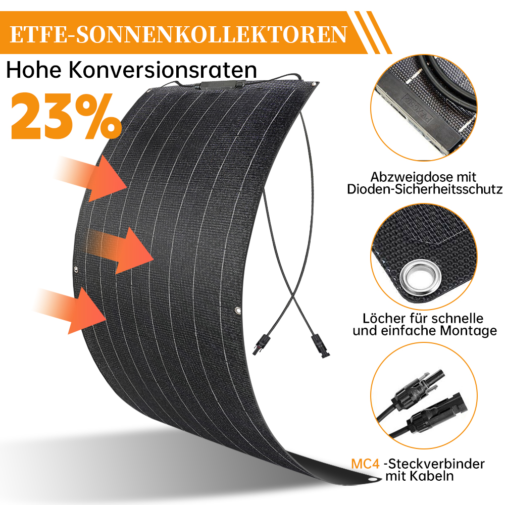 Solar panels 300W ETFE Flexibl - Outdoor Power Distribution Panel review and price