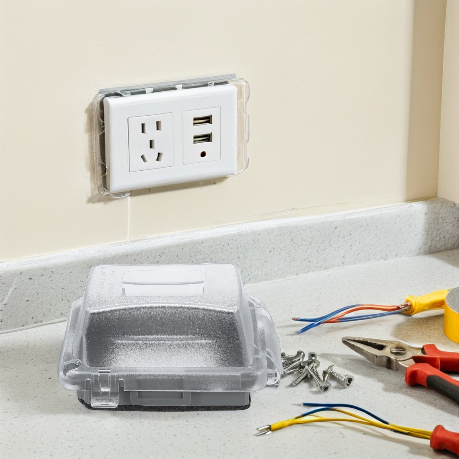 Electrical Outlet Cover Waterp - Outdoor Power Receptacle Box review and price