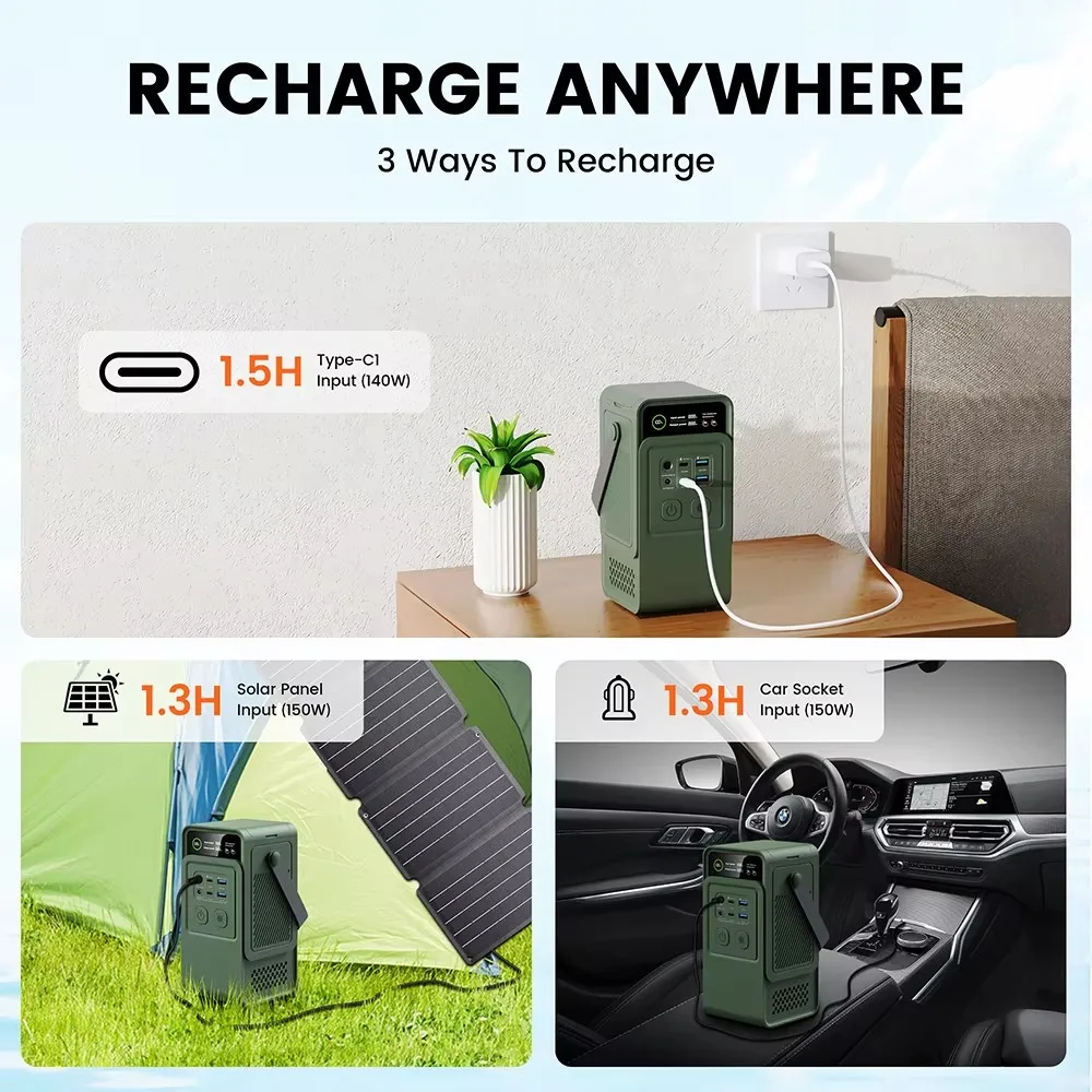 60000mAh 200W 192Wh Camping Po - Portable Generator Inverter review and price