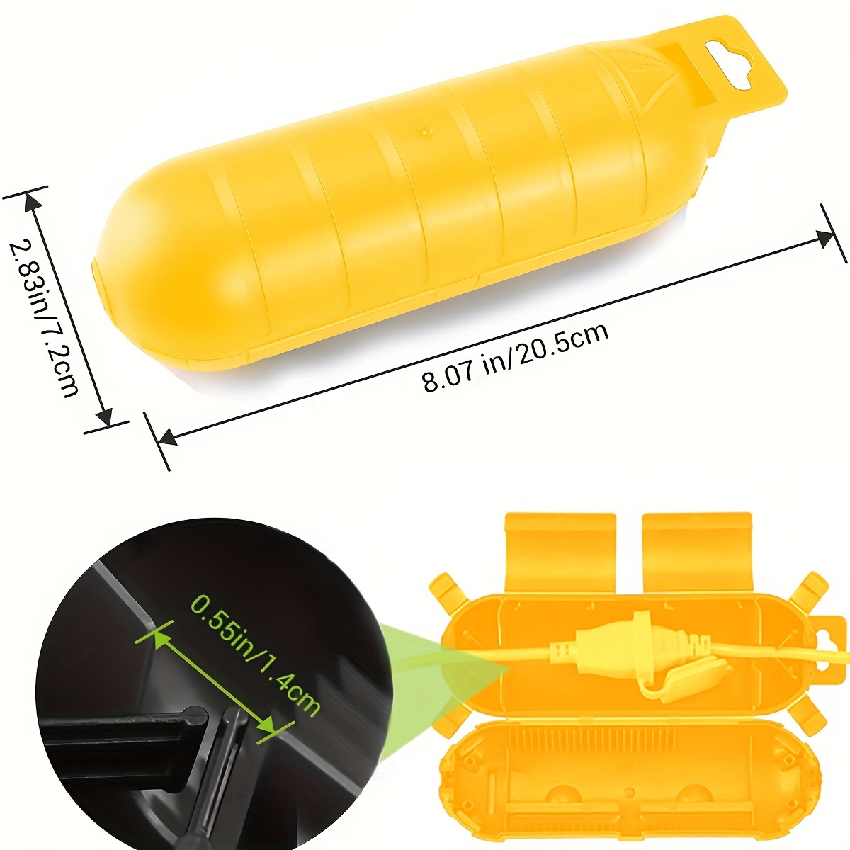 Extension yellow Cord Safety C - Extension Cord Outdoor review and price