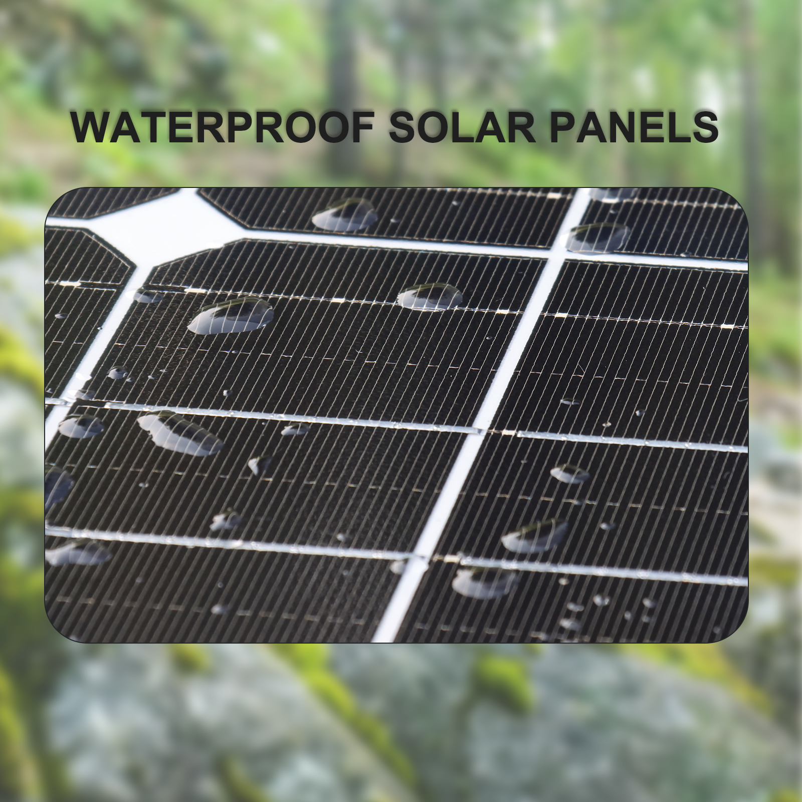 200W Glass Solar Panel and 150 - Outdoor Power Distribution Panel review and price