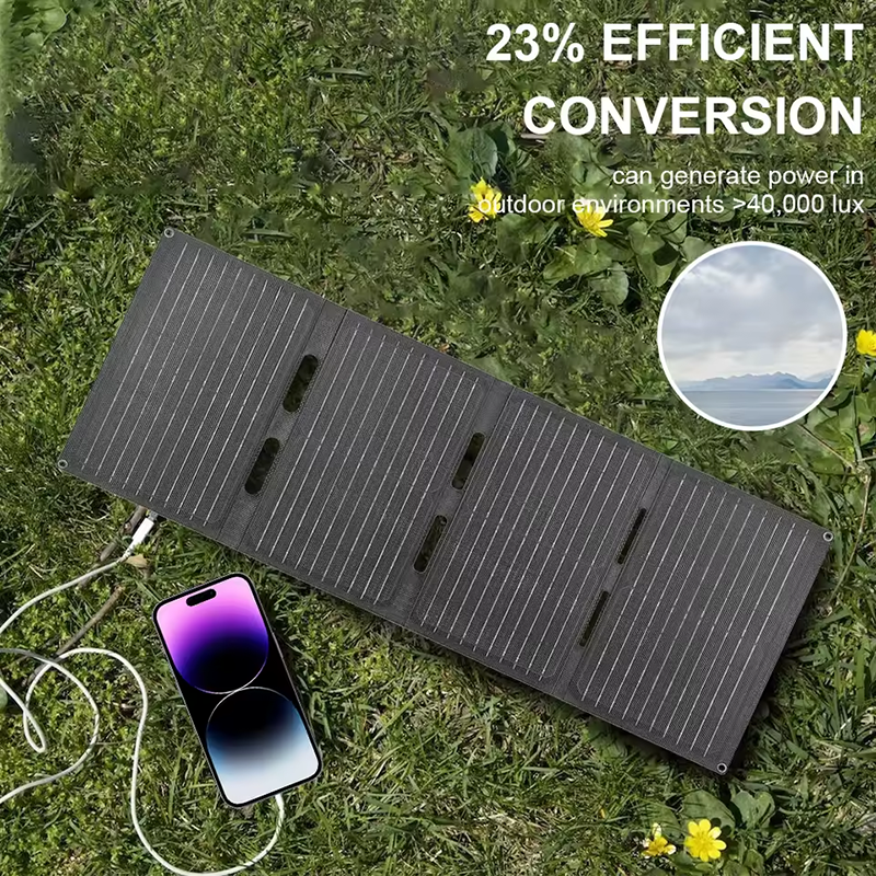 80W Folding Solar Panel IP65 W - Outdoor Power Distribution Panel review and price