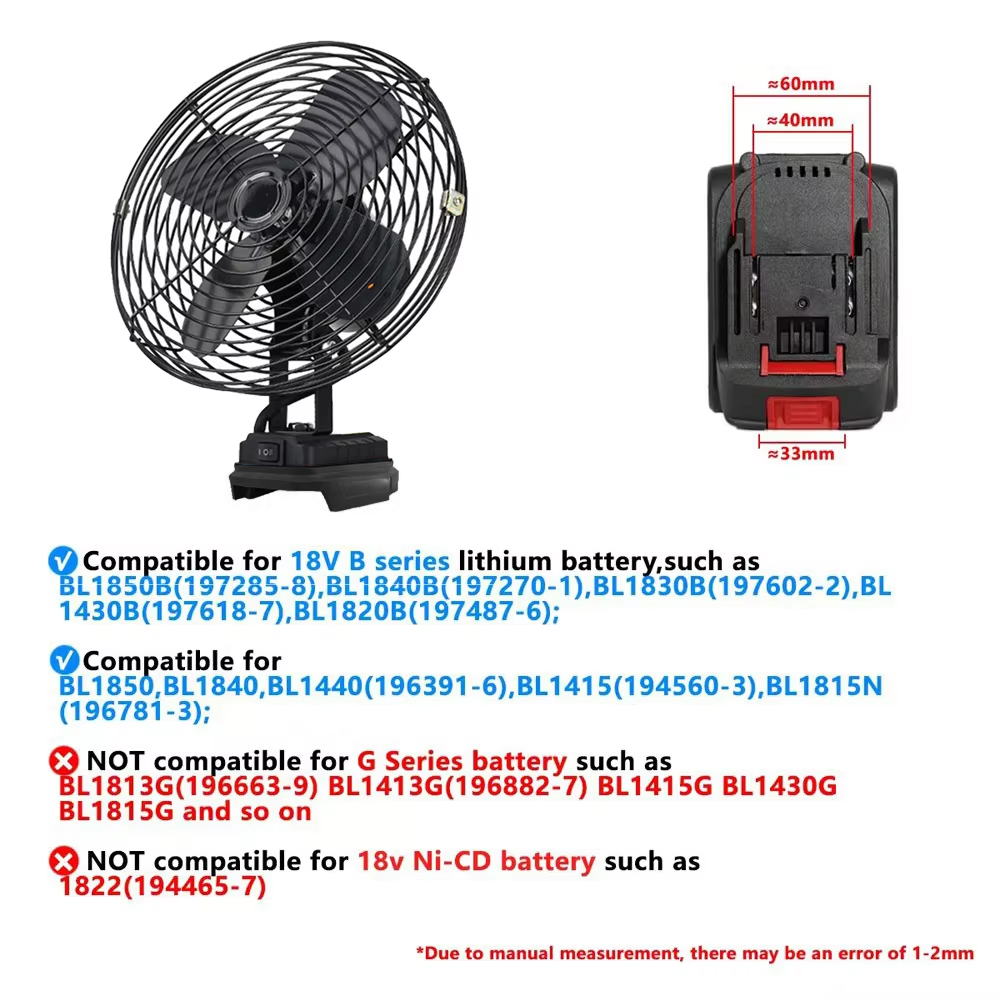 6/8In Camping Fan Outdoor Fish - Outdoor Power Fan review and price