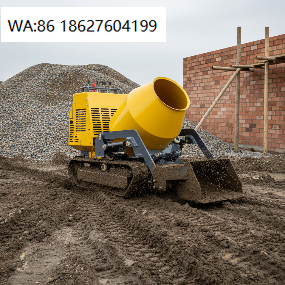 Self Walking Tracked Concrete  - Concrete Mixer Small review and price
