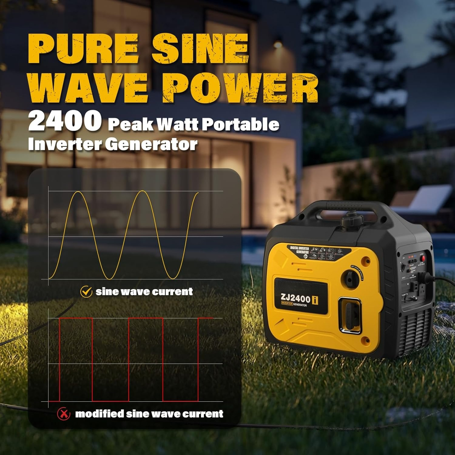 2400-Watt Portable Inverter Ge - Portable Generator Inverter review and price