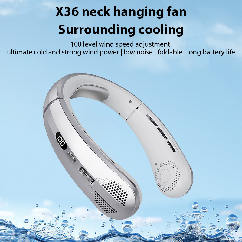 Hanging Neck Fan Portable Rech - Outdoor Power Fan review and price