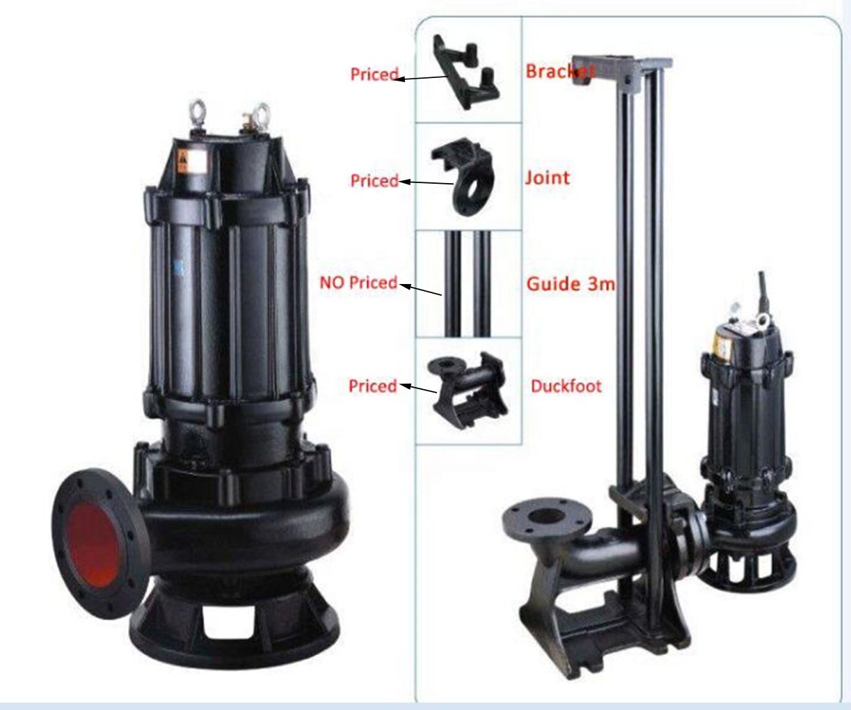 Auto Coupling Waste Water Pump - Water Pump Submersible review and price