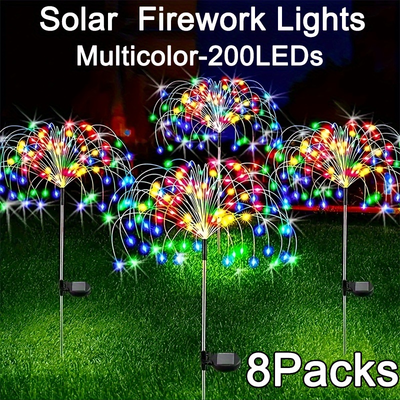 8-Mode Solar Firework Lights w - Quality Outdoor Power review and price