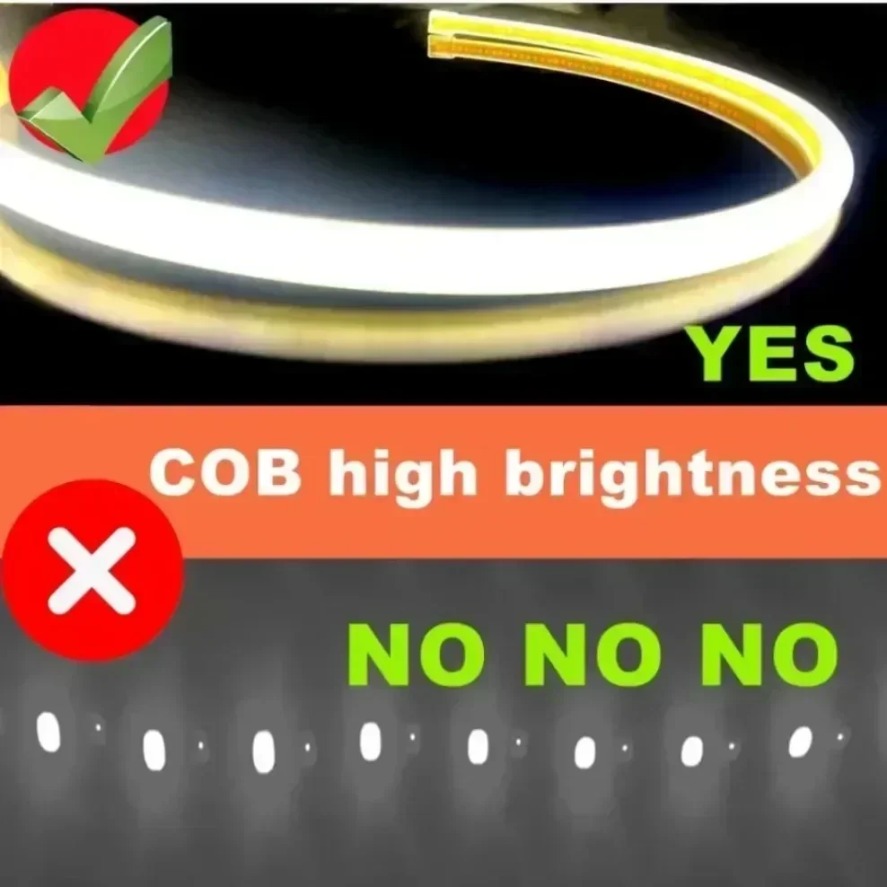 288LEDs/m COB LED Strip 220V D - Outdoor Power Strip review and price
