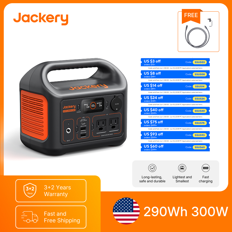 Jackery Portable Power Station - Extension Cord Outdoor review and price
