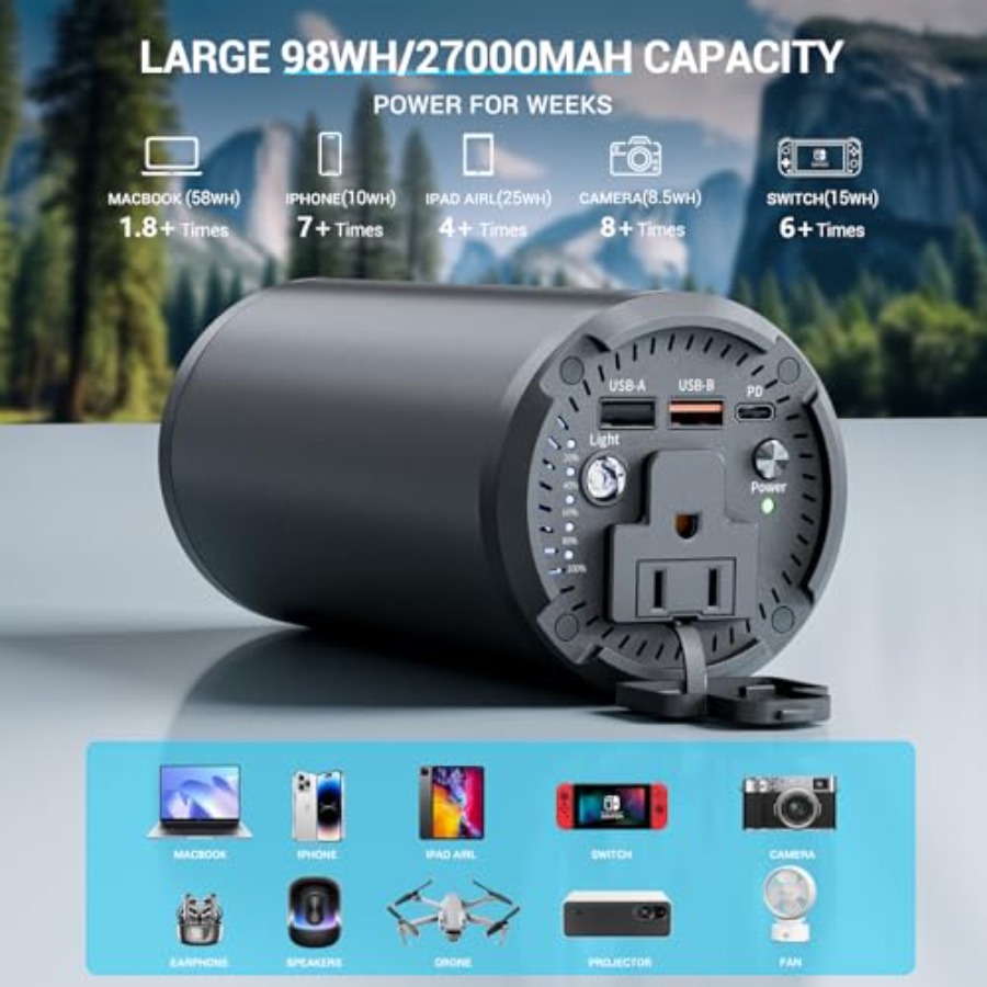 Portable Charger Laptop Power  - Outdoor Power Bank With Ac Outlet review and price