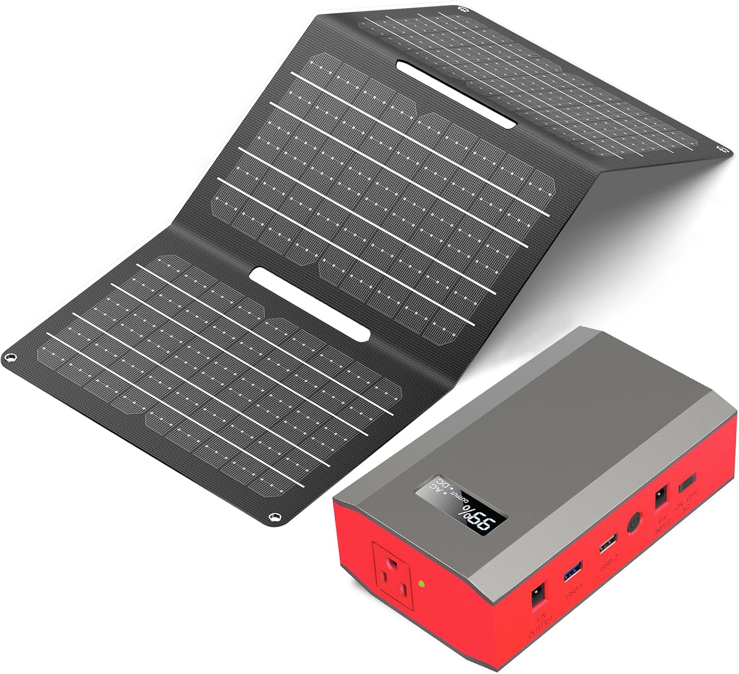 Portable Solar Power Bank with - Outdoor Power Bank With Ac Outlet review and price