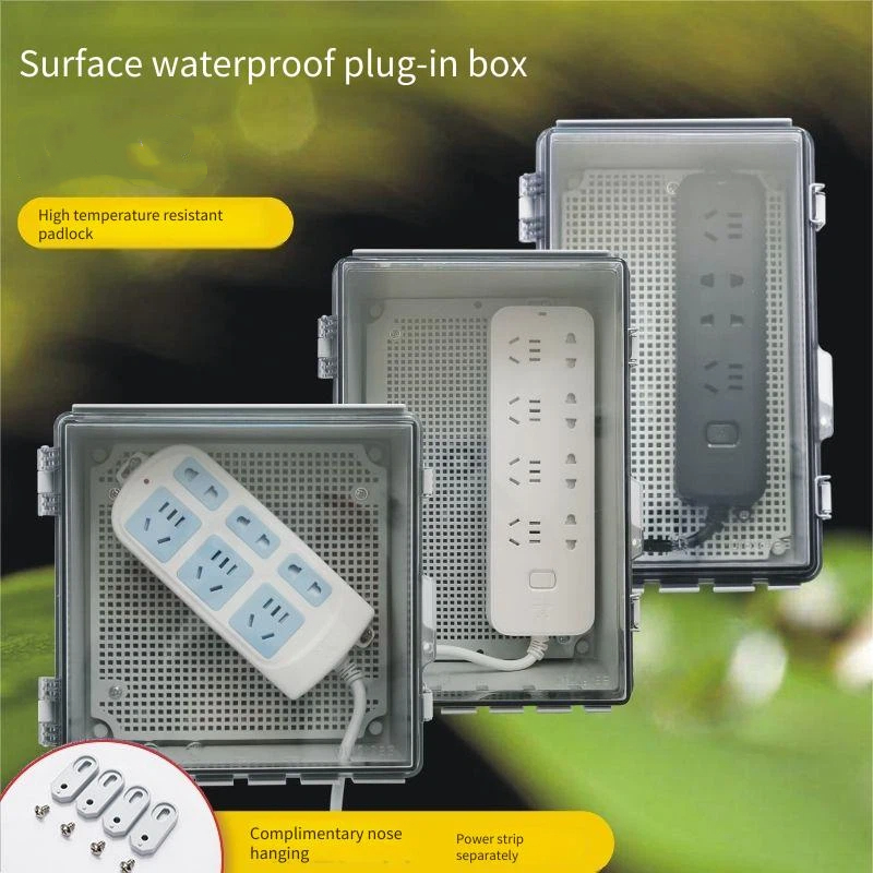 Transparent Waterproof Padlock - Outdoor Use Power Strip review and price
