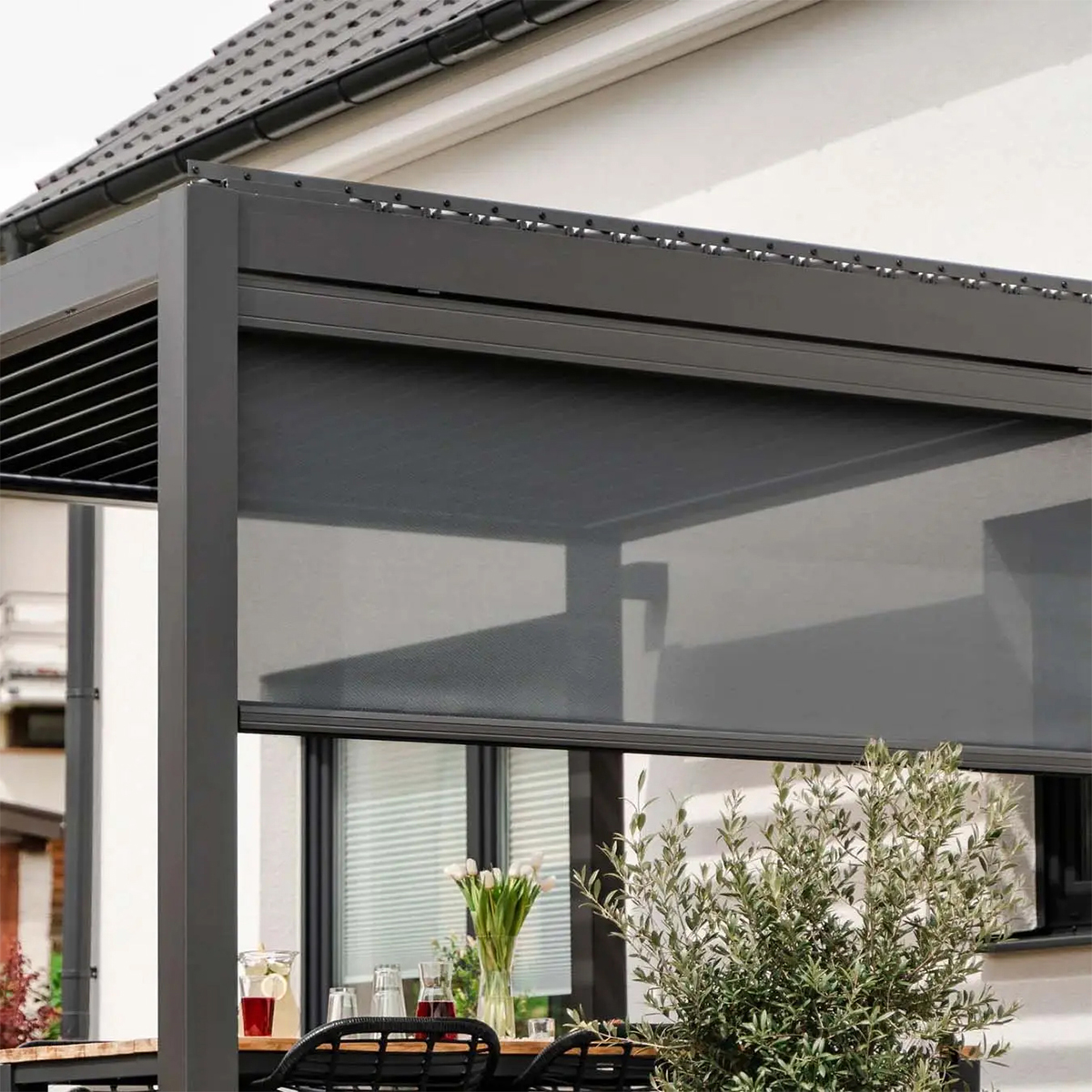 Smart Blackout Outdoor Windpro - Outdoor Power Blinds review and price