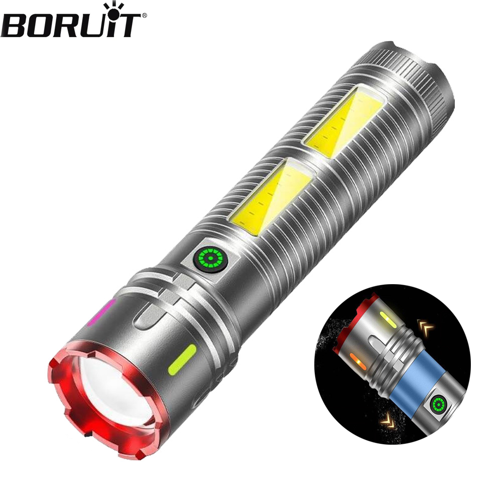 BORUiT Zoomable LED Flashlight - Outdoor Power Meter Bike review and price