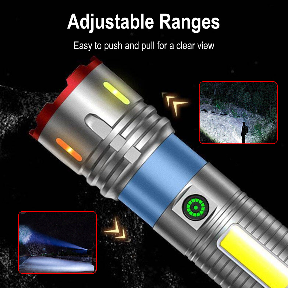 BORUiT Zoomable LED Flashlight - Outdoor Power Meter Bike review and price