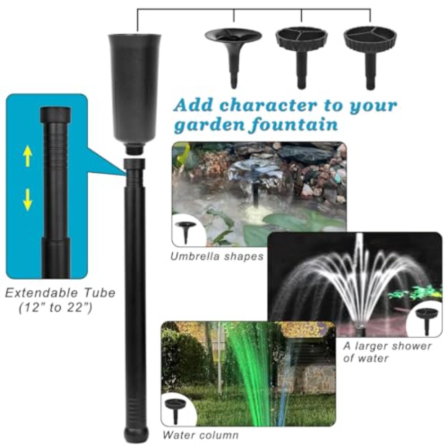 45W 792 GPH LED Pond Pump with - Water Pump Submersible review and price