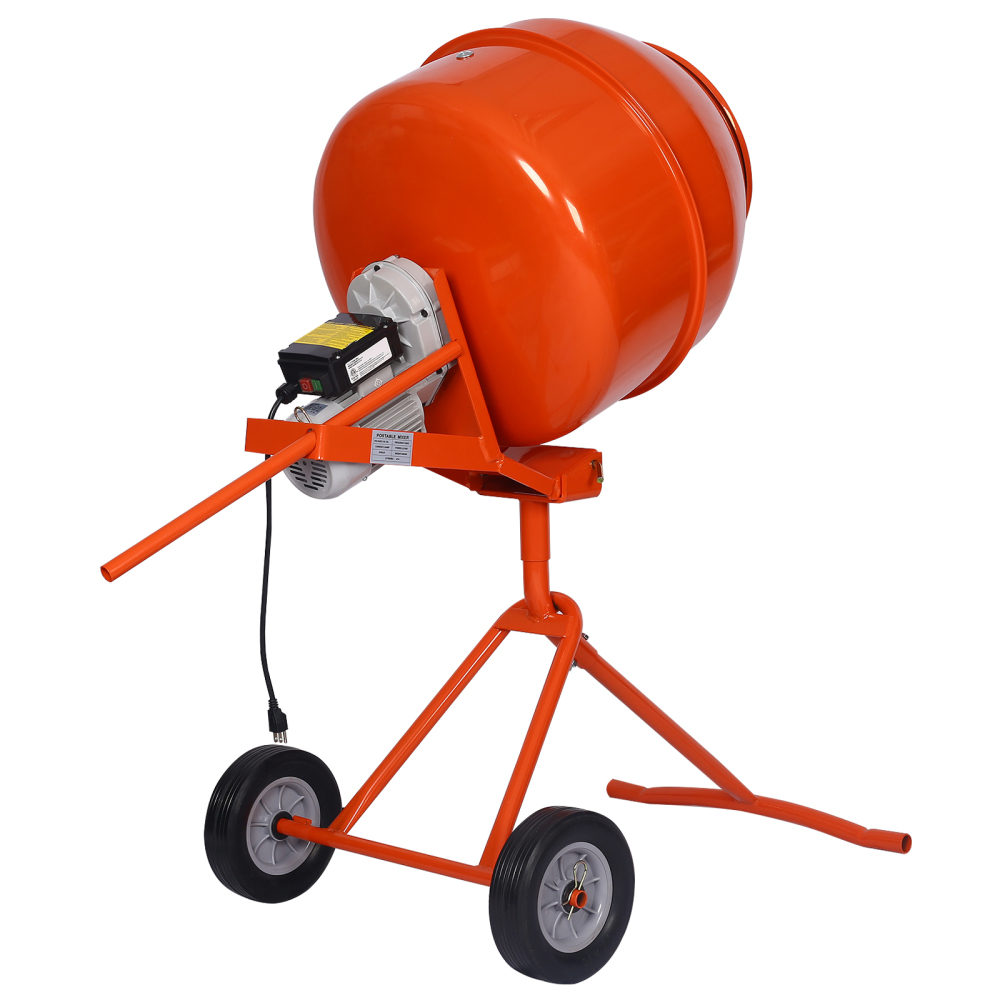 5.0 cu. ft. Portable Concrete  - Concrete Mixer Small review and price