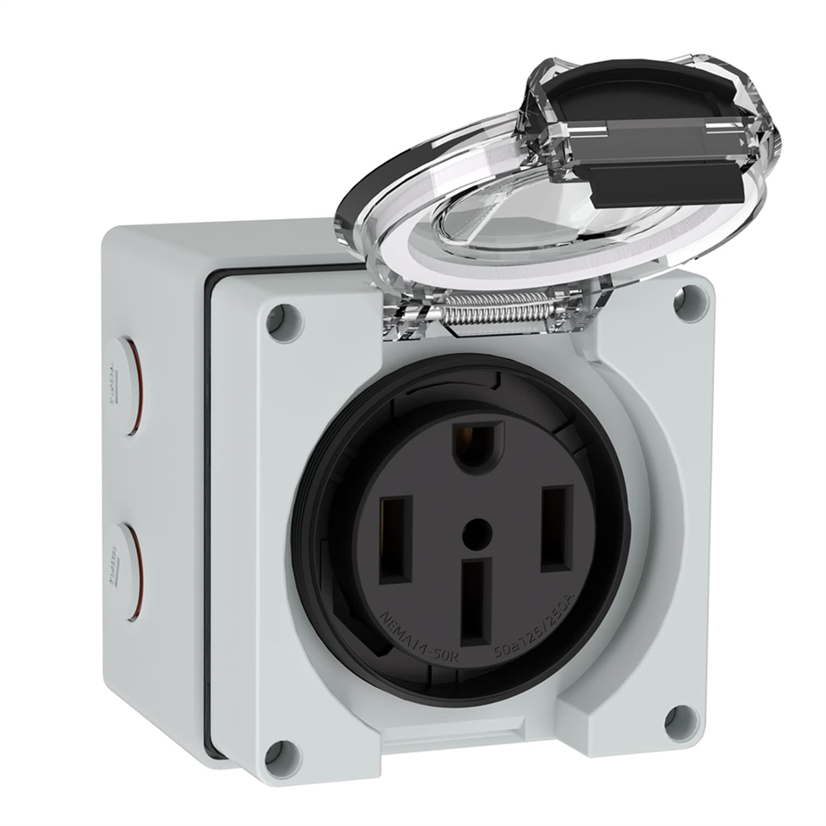 AT16 50Amp Power Outlet Box,12 - Outdoor Power Receptacle Box review and price