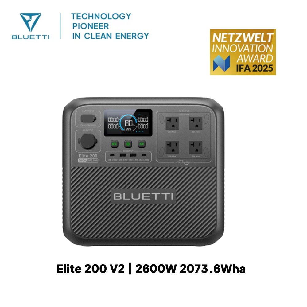 【Renew】BLUETTI Elite 200 V2 Po - Portable Generator Inverter review and price
