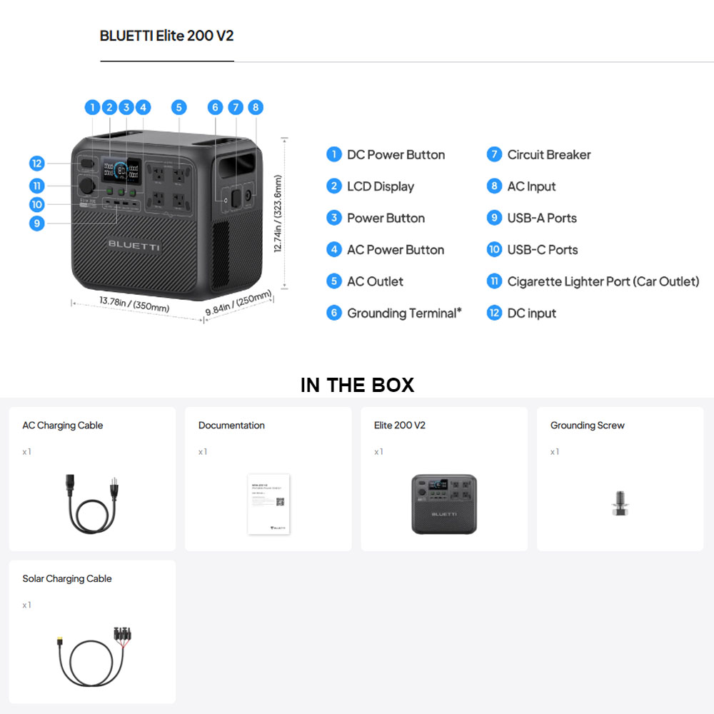 【Renew】BLUETTI Elite 200 V2 Po - Portable Generator Inverter review and price