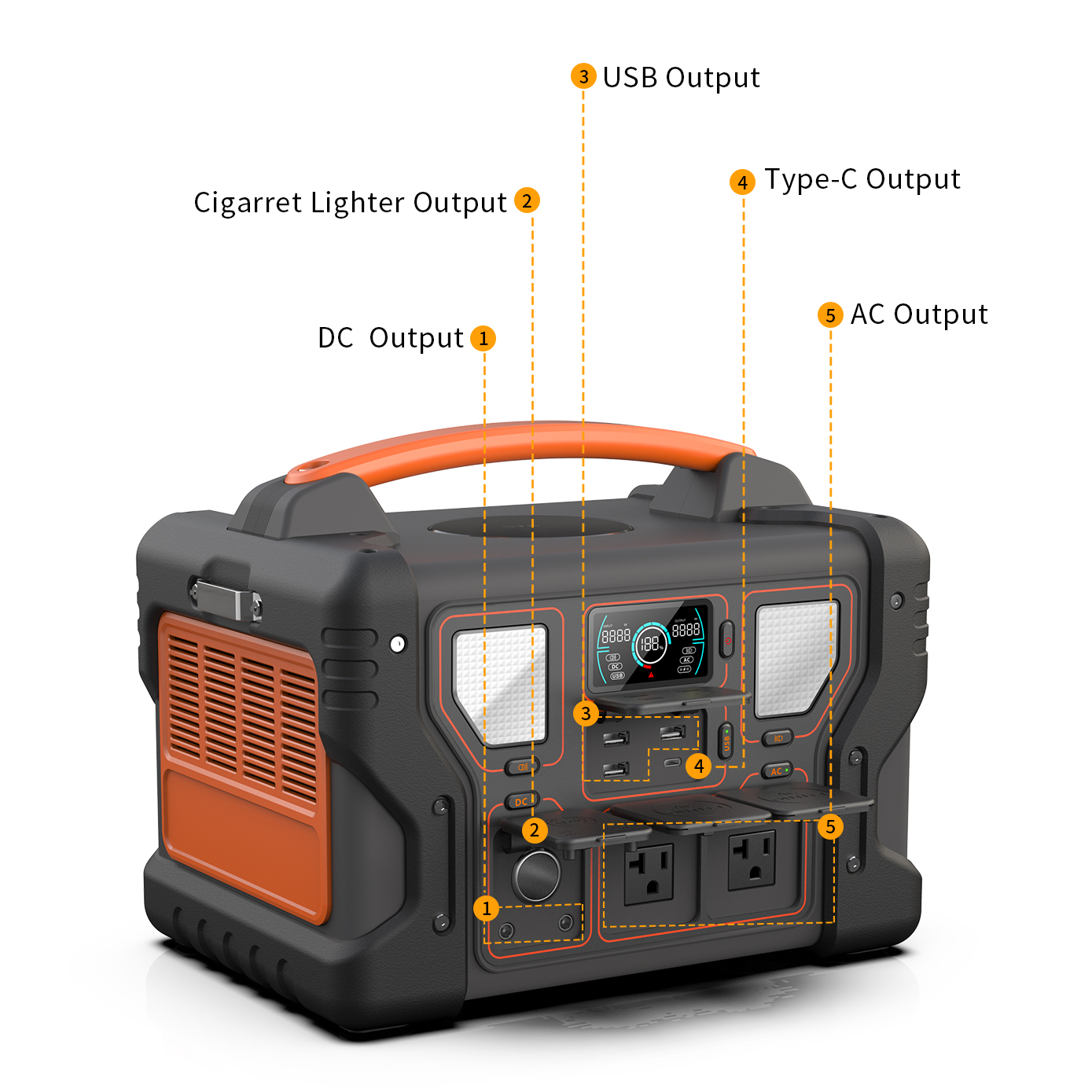 110V 220V AC Outlet Rechargeab - Outdoor Power Bank With Ac Outlet review and price