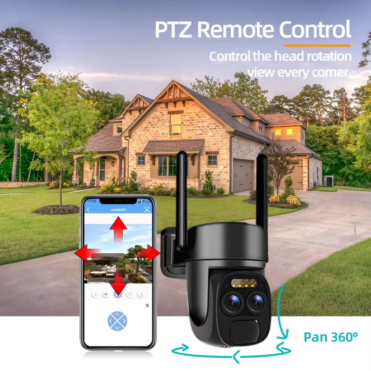 10X Zoom Dual Lens WIFI Solar  - Outdoor Power Distribution Panel review and price