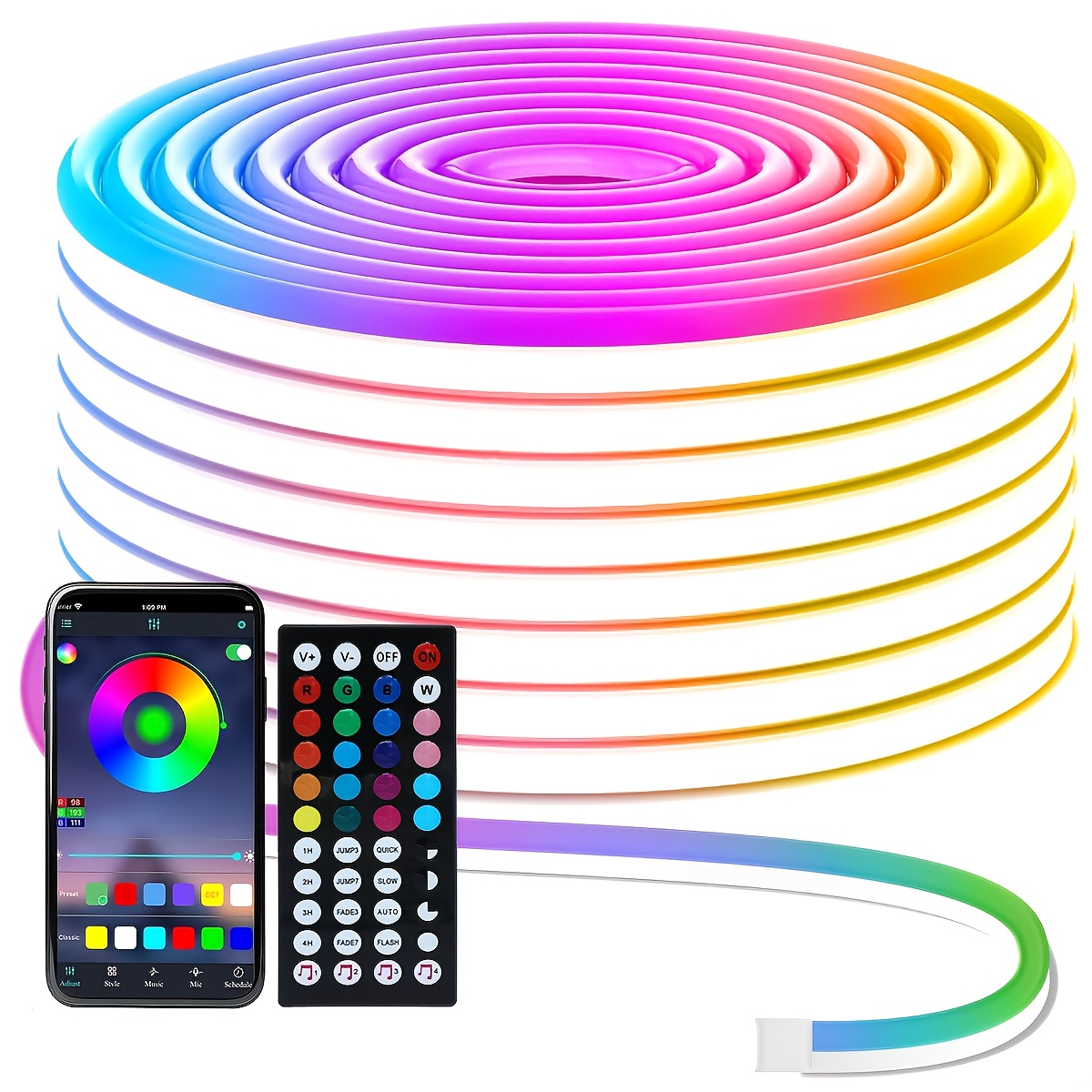 Neon Rope Lights, Flexible Led - Outdoor Use Power Strip review and price
