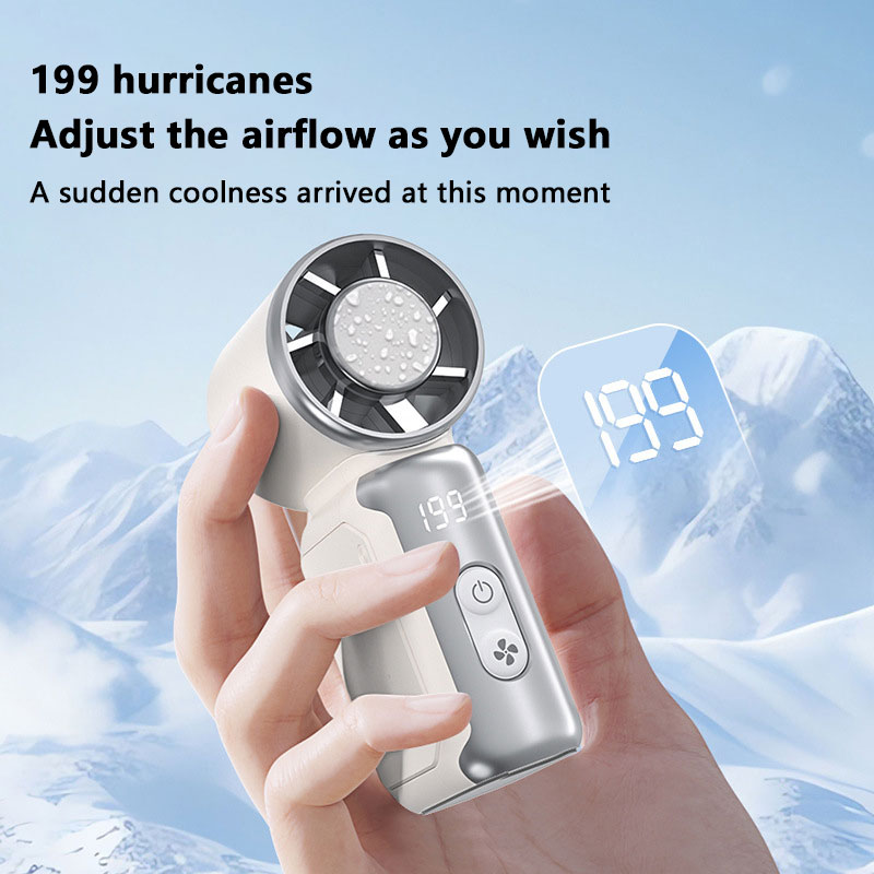 Mini Handheld Fan Portable Sil - Outdoor Power Fan review and price