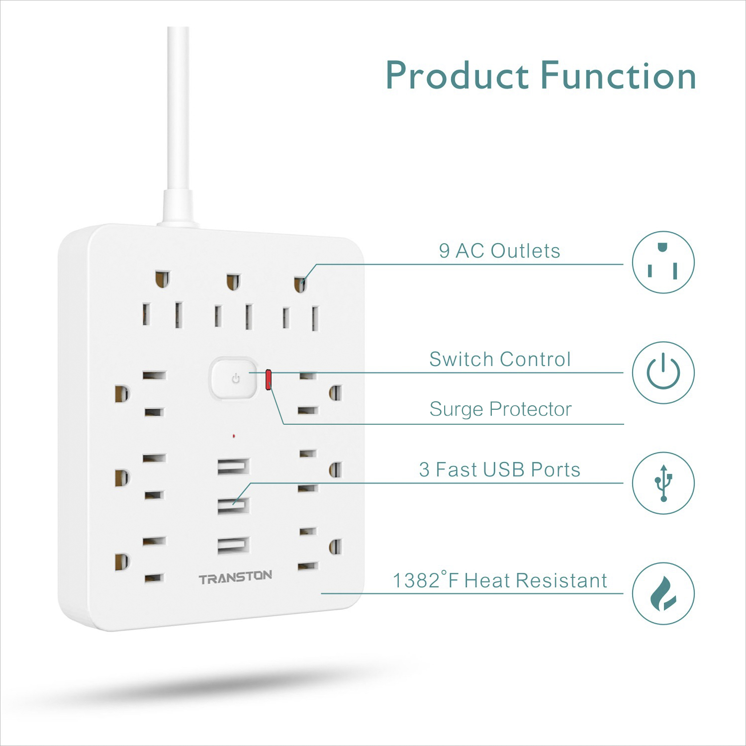 Power Outlet with Surge Protec - Outdoor Power Strip review and price