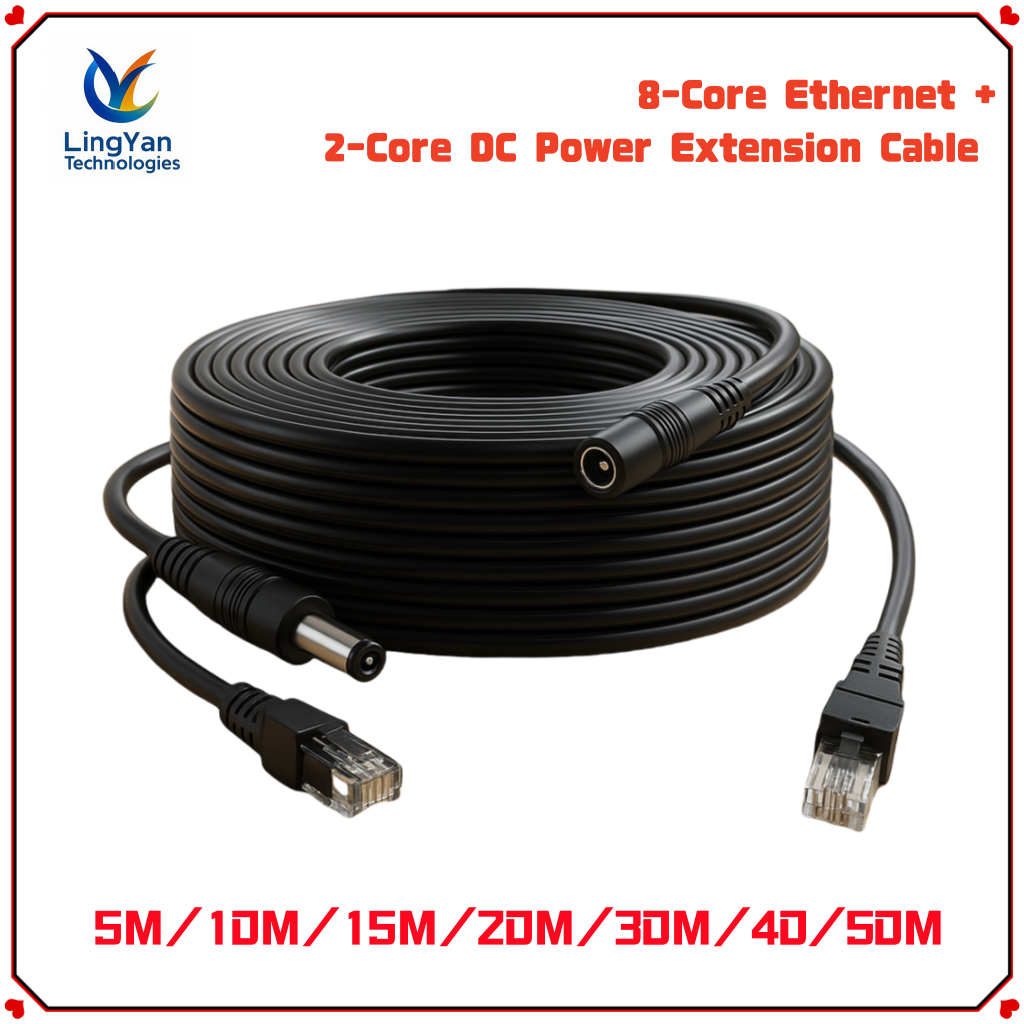 PoE Extension Cable with DC Po - Extension Cord Outdoor review and price